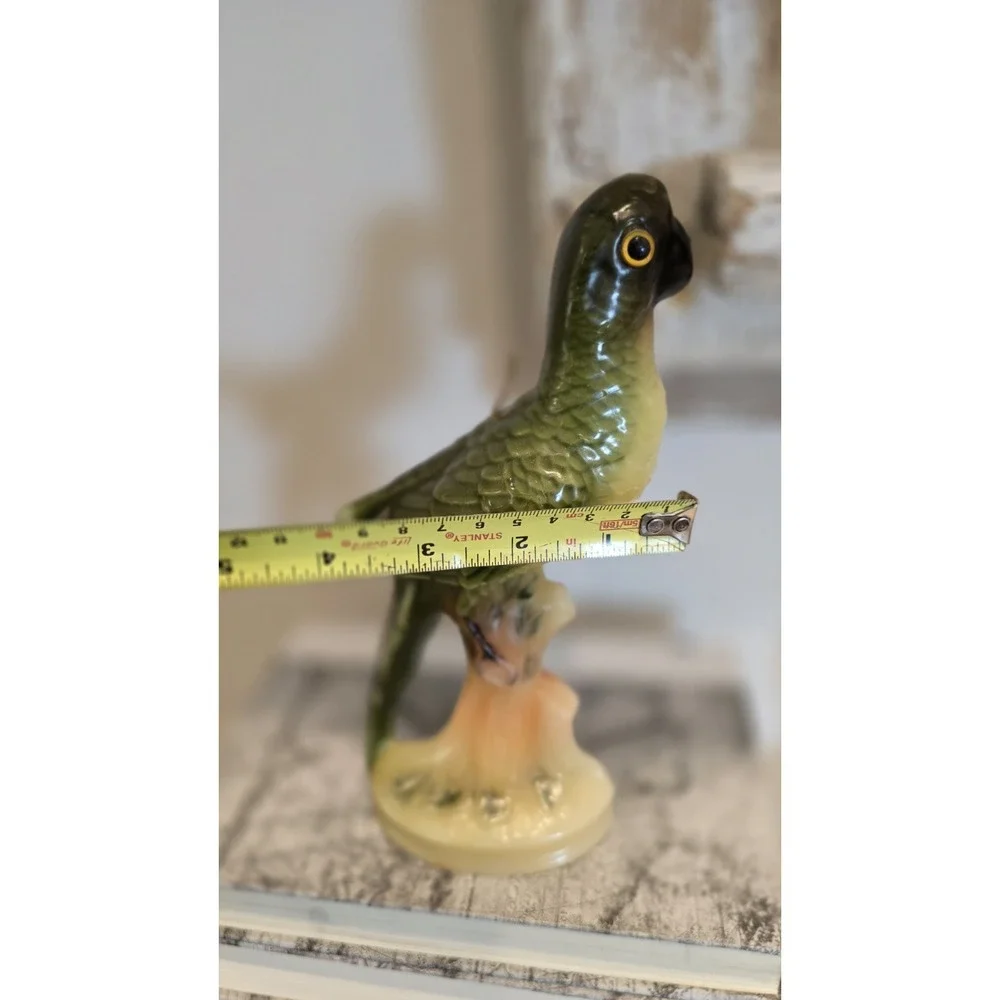 Vintage 60's Wax Candle parrot  9'
